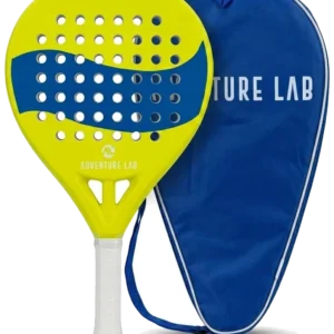 راکت پدل بچگانه ادونچر لب کربن زرد به‌همراه ساک - Adventure Lab Kids Carbon Yellow