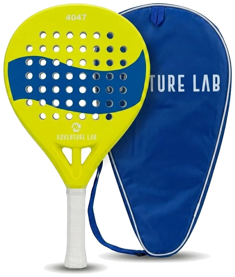 راکت پدل بچگانه ادونچر لب کربن زرد به‌همراه ساک - Adventure Lab Kids Carbon Yellow