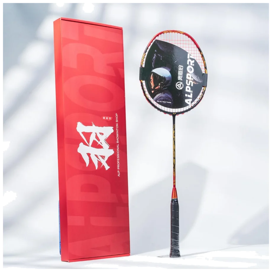 راکت بدمینتون آلپ‌اسپورت QY گلدن دراگون کربن ۴U - ALPSPORT QY Golden Dragon 4U