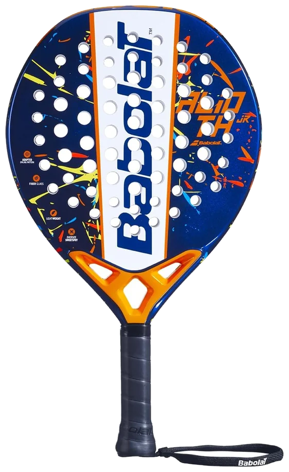 راکت پدل جونیور بابولات آلیوت آبی نارنجی - Babolat Alioth JR