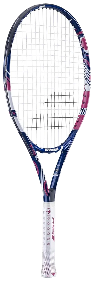راکت تنیس کودکان بابولات بی‌فلای ۲۵ اینچ آبی صورتی - Babolat B Fly 25