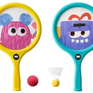 ست چهار عددی راکت بدمینتون بچگانه بی‌سی بیبی‌کر با توپ فومی - bc babycare Kids Set