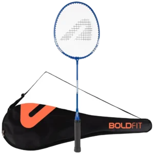 راکت بدمینتون بولدفیت آلومینیومی آبی با ساک - Boldfit Aluminium