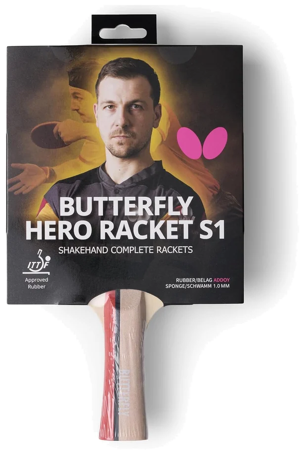 راکت پینگ‌پنگ باترفلای هیرو تفریحی سبک - Butterfly HERO