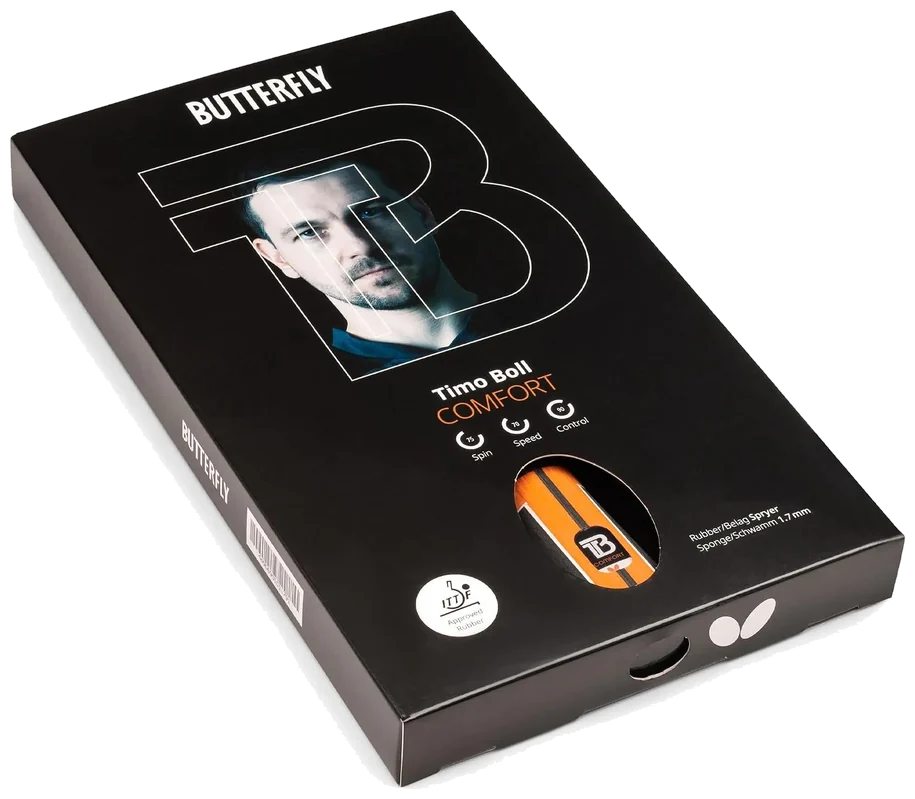 راکت پینگ‌پنگ باترفلای سری تیمو بول کامفورت - Butterfly Timo Boll Comfort