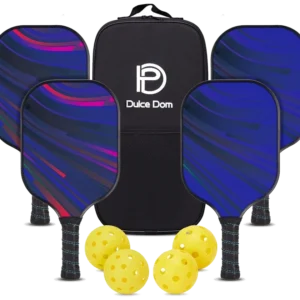 ست راکت پیکل‌بال چوبی دولچه دام طرح ریبون - DULCE DOM Wooden Set