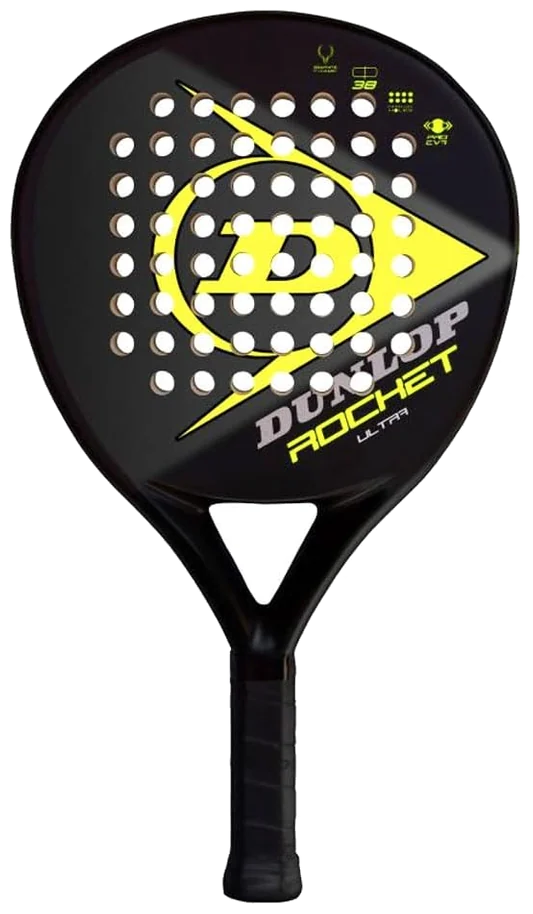 راکت پدل دانلوپ راکت اولترا مشکی/زرد نئون - Dunlop Rocket Ultra Black Neon