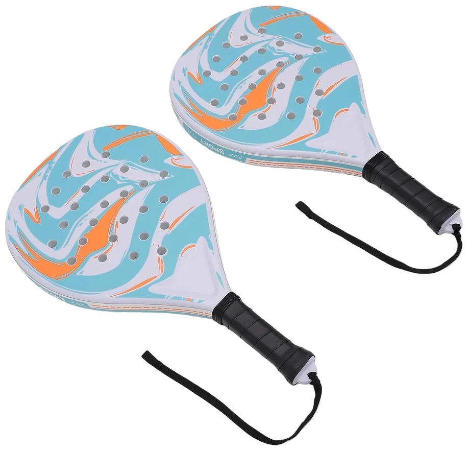 ست راکت پدل فاوفوس آبی نارنجی به‌همراه توپ - Fawfose Set Blue Orange