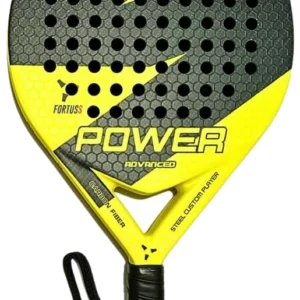 راکت پدل فورتوس تمامکربن سطح ششضلعی سهبعدی زرد - FORTUSS 3D Hexagon Carbon Yellow