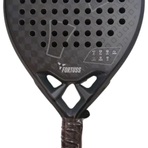 راکت پدل فورتوس تمامکربن سطح لوزی سهبعدی نقرهای مشکی - FORTUSS 3D Rhomboid Carbon Silver