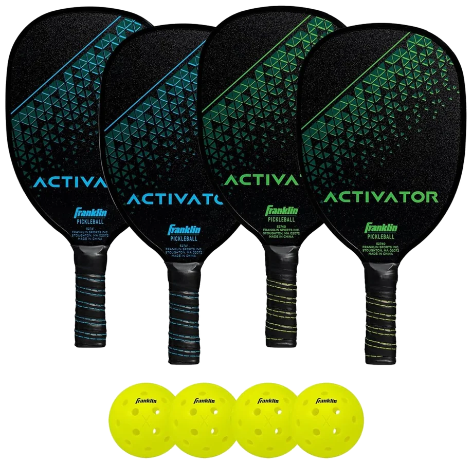 ست چهار نفرهٔ راکت پیکل‌بال چوبی فرانکلین اکتیویتور - Franklin Activator Wood