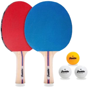 ست دو نفرهٔ راکت پینگپنگ فرانکلین با توپ - Franklin Sports 2 Player Set