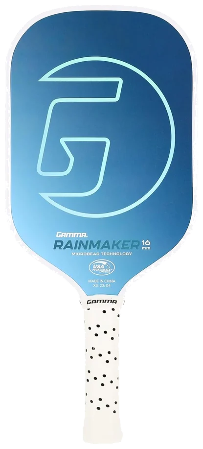 راکت پیکل‌بال گاما رین‌میکر کربن میکروبید آبی - GAMMA Rainmaker
