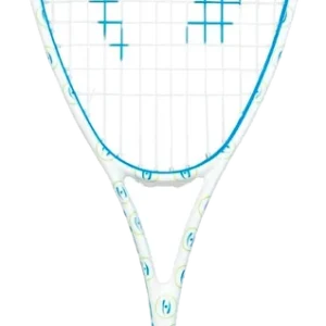راکت اسکواش جونیور هارو سفید آبی سبز - Harrow Junior Squash White Blue Green