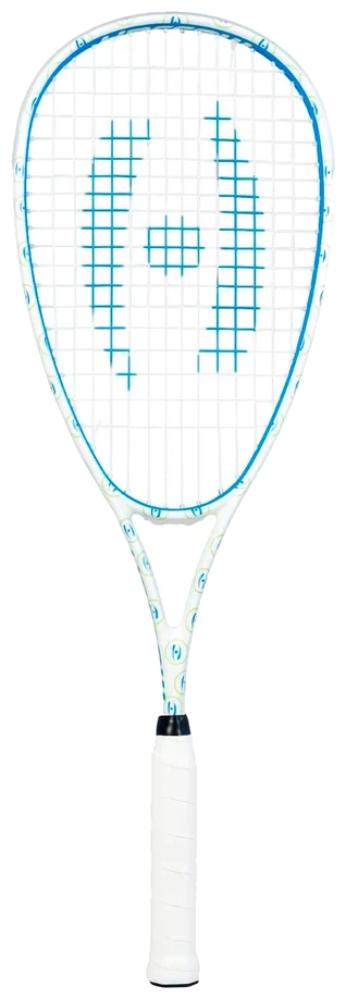 راکت اسکواش جونیور هارو سفید آبی سبز - Harrow Junior Squash White Blue Green