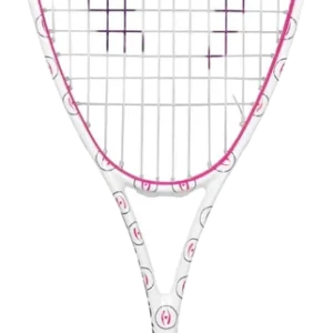 راکت اسکواش جونیور هارو سفید صورتی بنفش - Harrow Junior Squash White Pink Purple