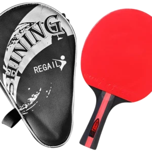 راکت پینگ‌پنگ هلمی قرمز با ساک حمل - HELEMIY Table Tennis Racket
