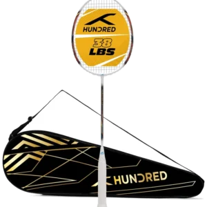 راکت بدمینتون هاندرد اتمیک ایکس ۳۸ کنترل کربن زه‌کشی‌شده - HUNDRED Atomic-X 38 CTRL