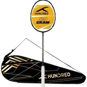راکت بدمینتون هاندرد اتمیک ایکس دارک سورد کربن بدون زه - HUNDRED Atomic-X Dark Sword