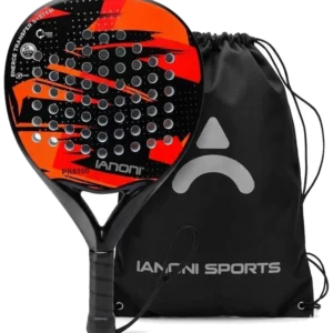 راکت پدل یانونی کربن قرمز بههمراه ساک - ianoni Carbon Red Bag