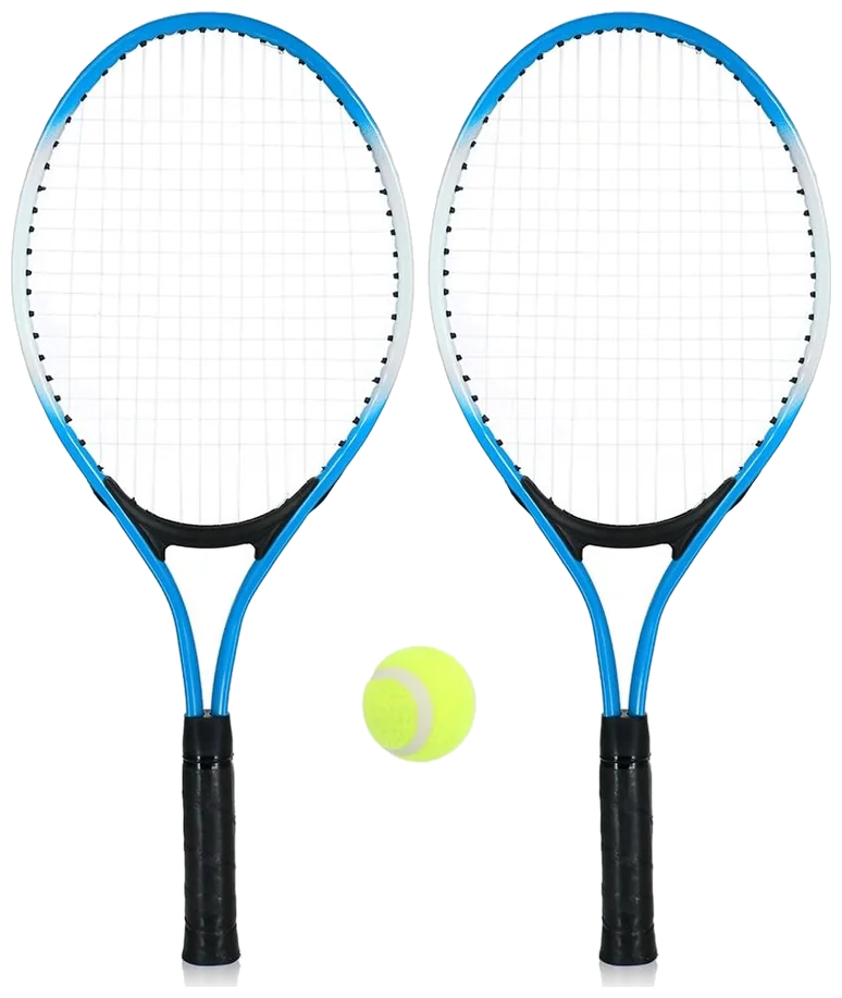 ست دو عددی راکت تنیس کودکان با توپ و کاور - Kids Tennis Racket Set