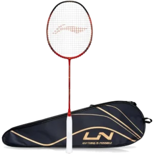 راکت بدمینتون لی‌نینگ تری‌دی کالیبار ایکس بوست قرمز مشکی - Li-Ning 3D Calibar X Boost