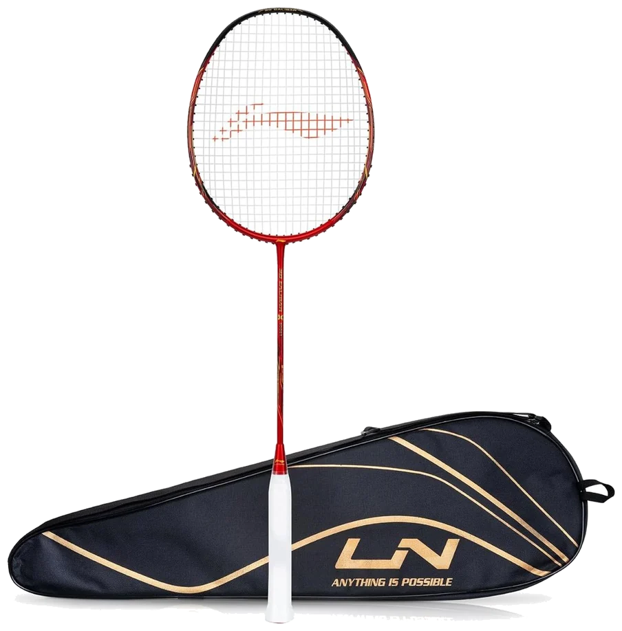راکت بدمینتون لی‌نینگ تری‌دی کالیبار ایکس بوست قرمز مشکی - Li-Ning 3D Calibar X Boost