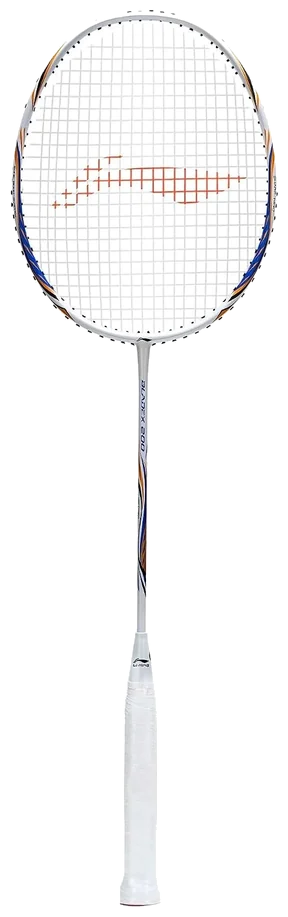 راکت بدمینتون لی‌نینگ بلیدایکس ۲۰۰R کربن بدون زه سفید آبی - Li-Ning BladeX 200R Unstrung