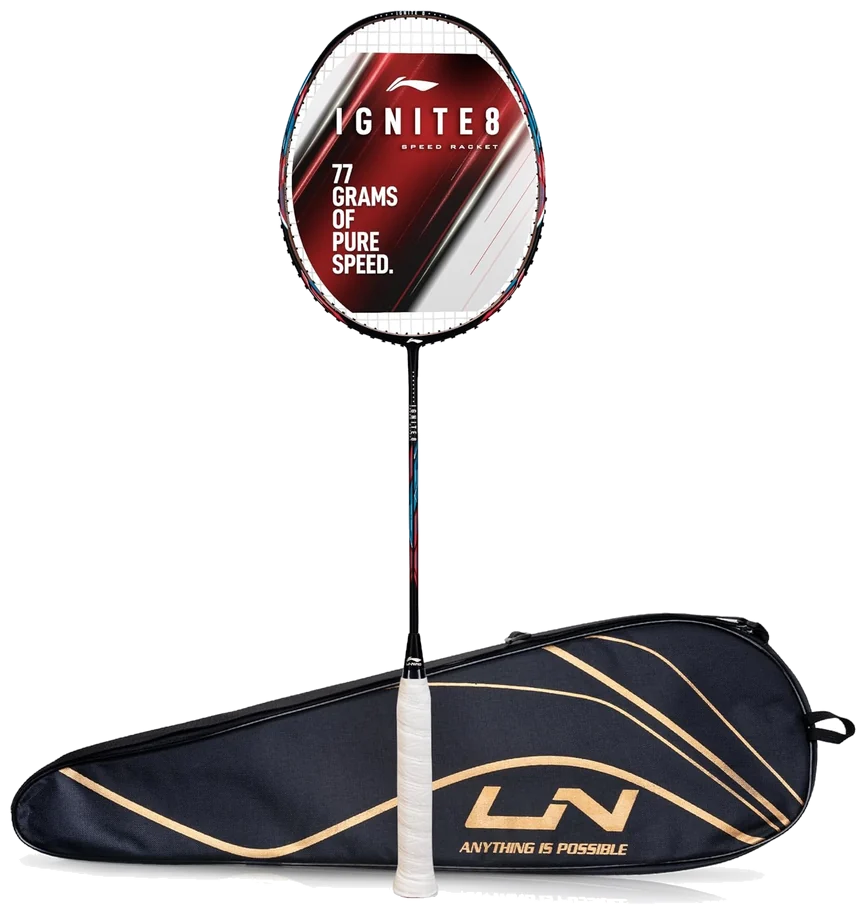 راکت بدمینتون لی‌نینگ ایگنایت ۸ گرافیت ژاپنی بدون زه - Li-Ning Ignite 8