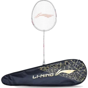 راکت بدمینتون لی‌نینگ مگا پاور ۷ آلومینیومی آبی نارنجی - Li-Ning Mega Power 7