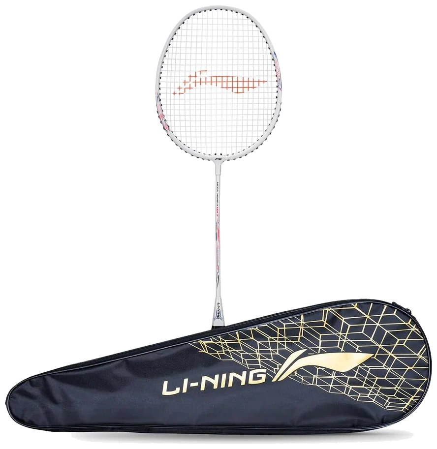 راکت بدمینتون لی‌نینگ مگا پاور ۷ آلومینیومی آبی نارنجی - Li-Ning Mega Power 7