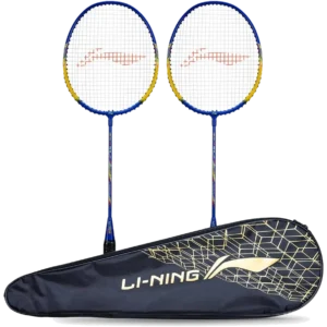 ست دو عددی راکت بدمینتون لینینگ XP-70-IV آلومینیومی مشکی طلایی - Li-Ning XP-70-IV Set of 2