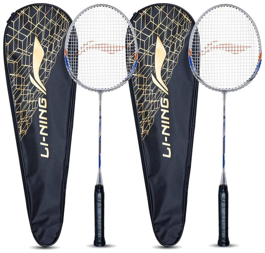 ست دو عددی راکت بدمینتون لی‌نینگ XP-80-IV آلومینیومی با کاور - Li-Ning XP-80-IV Set of 2
