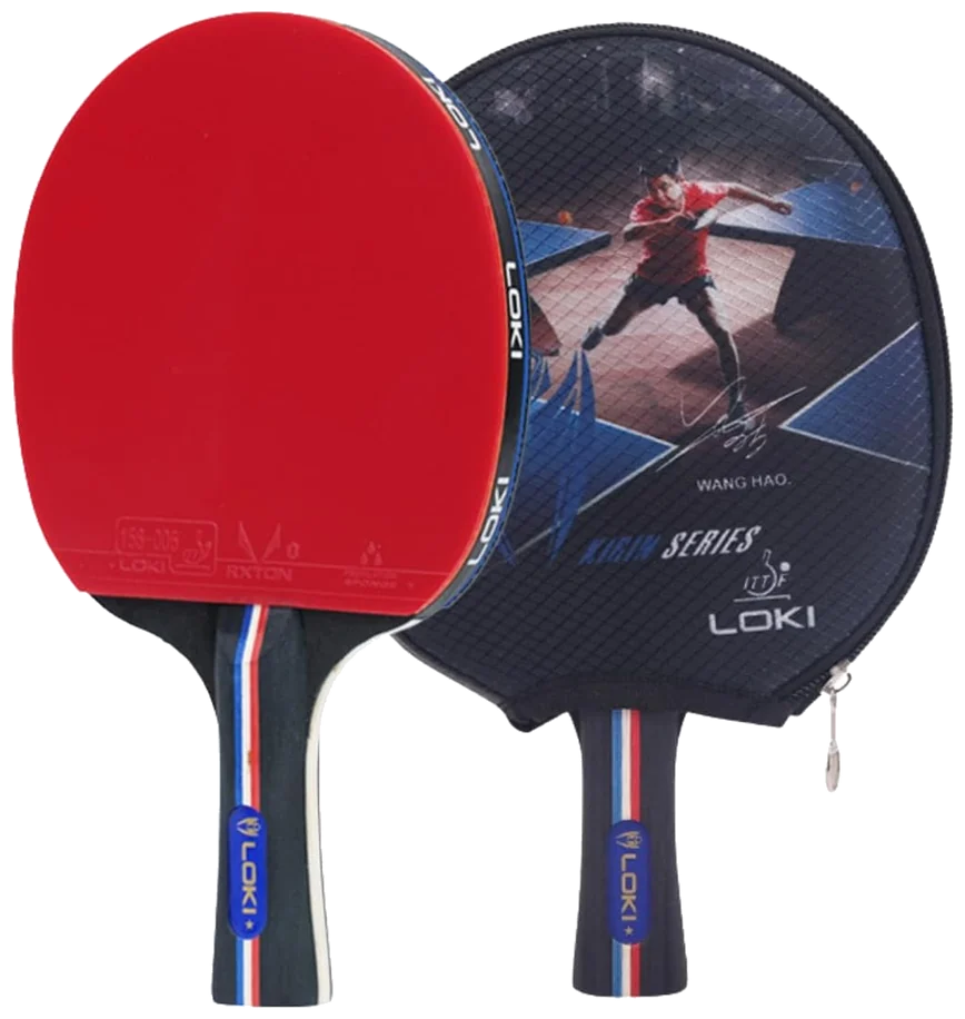 راکت پینگ‌پنگ لوکی KX1 با تیغهٔ کربن و رابر ITTF - LOKI KX1