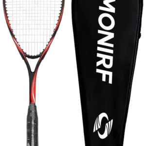 ست راکت اسکواش کربن کامپوزیت قرمز ۲۳۰ گرمی - Monirf Carbon Squash Set Red
