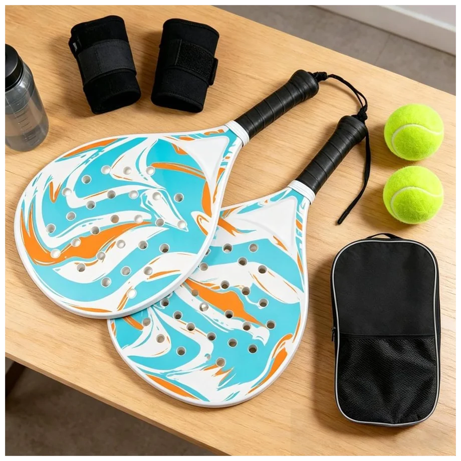 ست دو عددی راکت پدل ساحلی مون‌من - Moonmen Beach Set 2