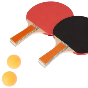 ست دو عددی راکت پینگپنگ موریکوس چوب یکپارچه با ۳ توپ - MORIKUS Set of 2