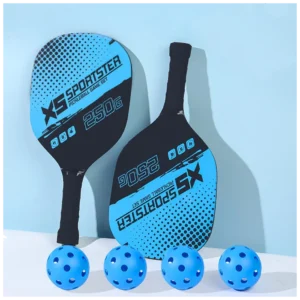 ست شروع راکت پیکل‌بال چوبی نوال‌لایف با ۴ توپ X-40 - NovalLife Wooden Starter