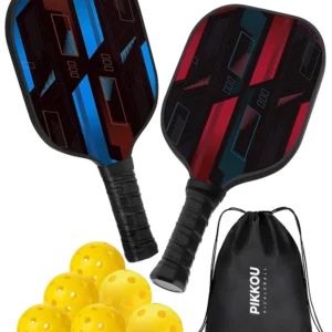 ست دو عددی راکت پیکل‌بال پیکو طرح مک ۱۶ میلی‌متر - PIKKOU Mech Set of 2