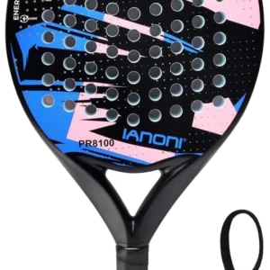 راکت پدل تمامکربن PR8100 آبی بههمراه ساک - Pr8100 Full Carbon Blue