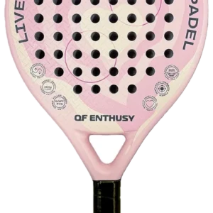 راکت پدل کیواف انتوزی کربن فرم اشکی صورتی - QF Enthusy Carbon Teardrop Pink