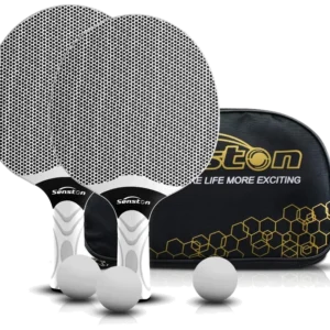 ست راکت پینگپنگ سنستون با ۳ توپ و رابر کامپوزیت - Senston Composite Rubber Set