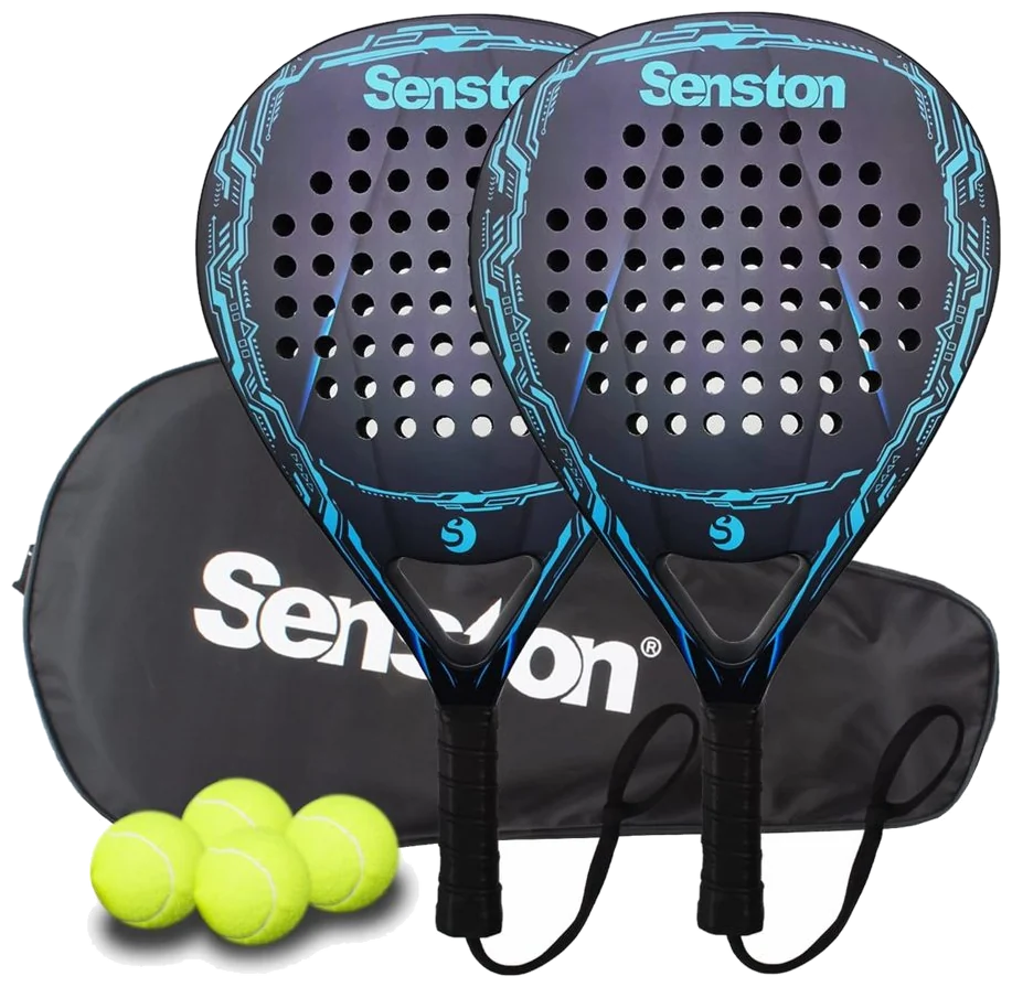 راکت پدل سنستون کربن به‌همراه ساک و توپ - Senston Carbon Set