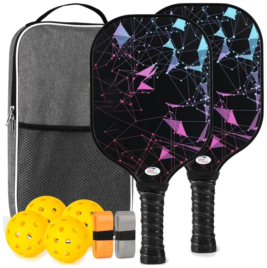 ست دو عددی راکت پیکل‌بال اسکید فایبرگلاس - Skade Fiberglass Set