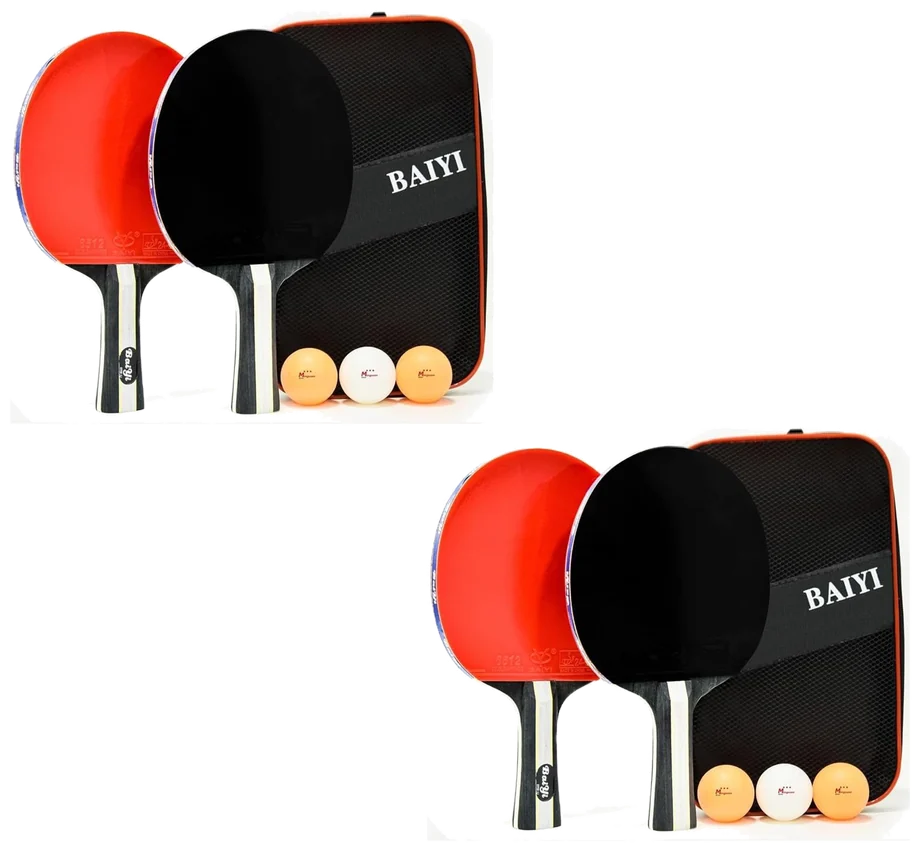 ست چهار عددی راکت پینگ‌پنگ اسکای لند EM-9355 با ۶ توپ - SKY LAND EM-9355 Pair Set