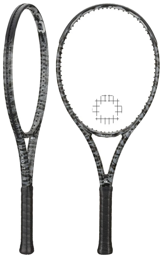 راکت تنیس سولینکو بلک اوت 110 v2 - Solinco Blackout 110 V2