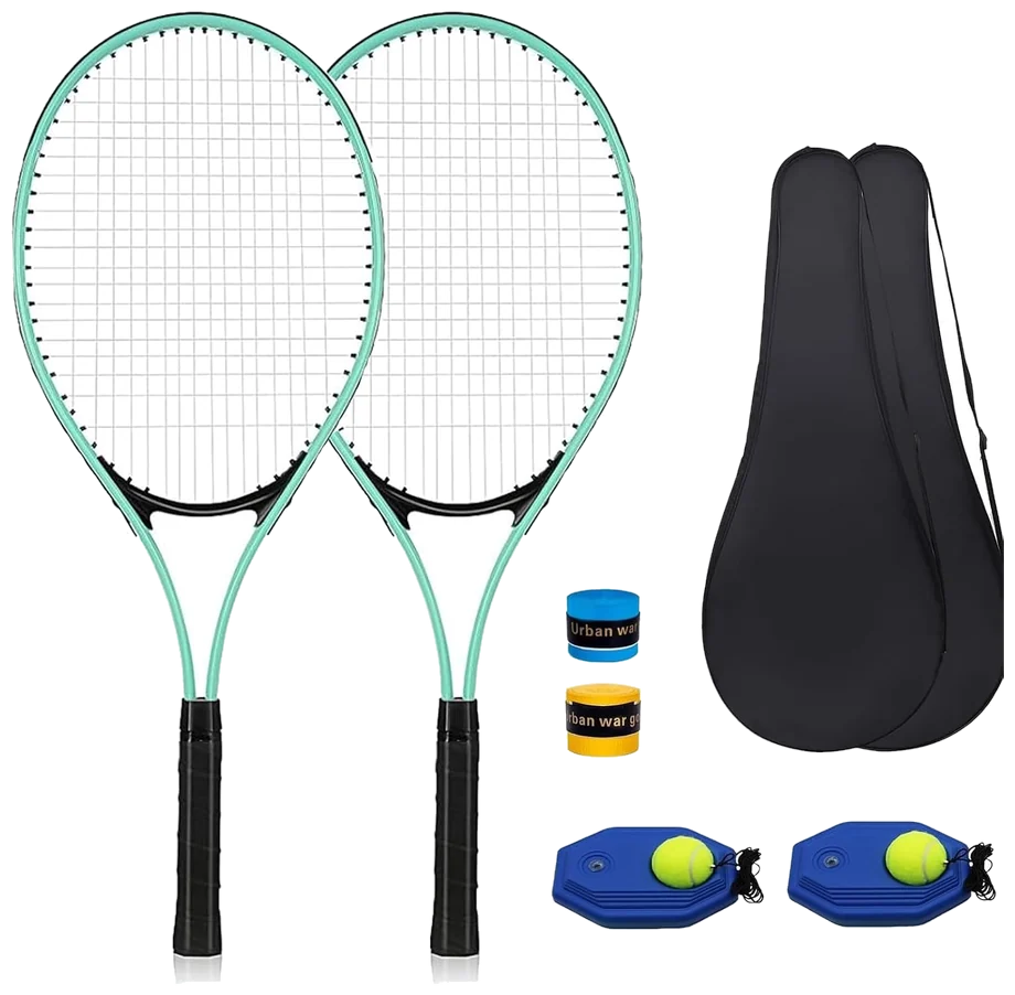 ست دو نفره راکت تنیس سوفام ۲۷ اینچ با توپ و ساک - Soofam 2player Set 27