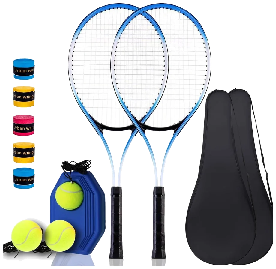 ست راکت تنیس سوفام با پایه تمرین و توپ بازگشتی - Soofam Trainer Rebounder Set