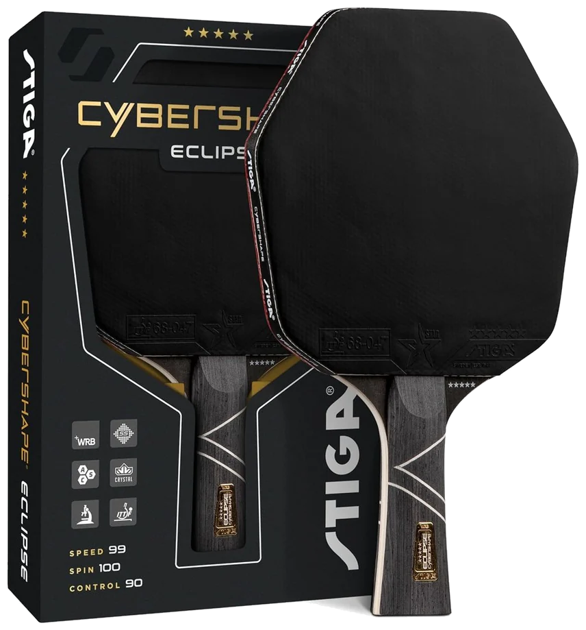 راکت پینگ‌پنگ استیگا سایبرشیپ اکلیپس شش‌ضلعی حرفه‌ای - STIGA Cybershape Eclipse