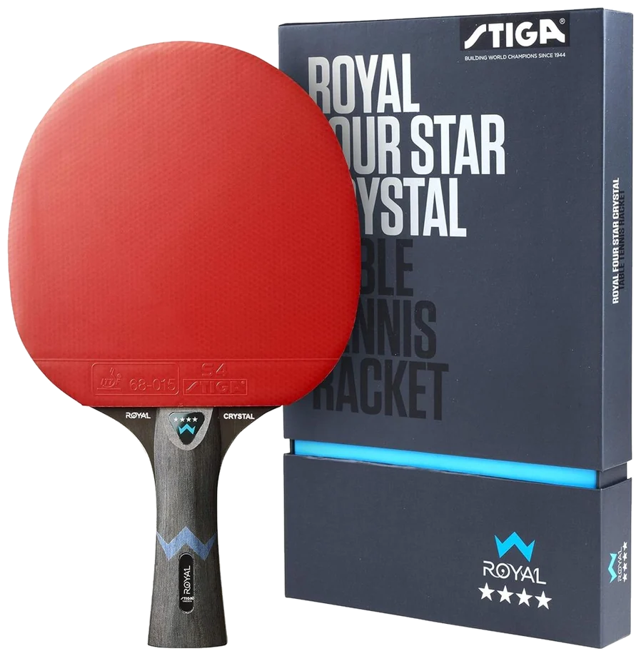 راکت پینگ‌پنگ استیگا رویال ۴ ستاره مشکی قرمز - STIGA Royal 4-Star
